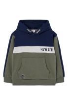 Fleece With Hood Sweatshirt Green Boboli