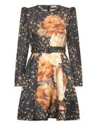 Tailored Satin Belt Dress Black By Ti Mo