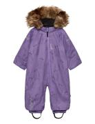 Puffin Winter Jumpsuit Toddler Purple ISBJÖRN Of Sweden