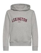 Lucas Logo Organic Cotton Hood Grey Lexington Clothing