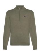 Freddy Half-Zip Sweater Khaki Lexington Clothing