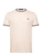 Twin Tipped T-Shirt Cream Fred Perry