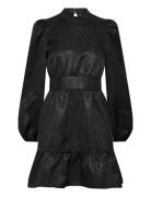 Vmsulle New Ls Short Dress Wvn Exp Black Vero Moda