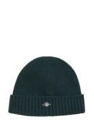 Unisex. Shield Wool Beanie Green GANT