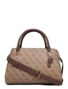 Noelle Ii Luxury Satchel Beige GUESS