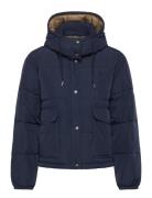 Short Puffer With Hood Navy Lee Jeans