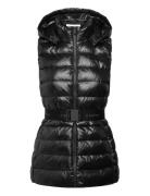 Belted Lightweight Puffer Vest Black Calvin Klein