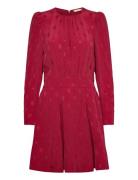 Viscose Mini Dress Red By Ti Mo