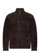 Mmgjule Heavy-Suede Jacket Brown Mos Mosh Gallery