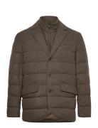 Down Blazer Jacket Brown Lindbergh Black