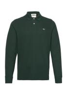 Reg Shield Ls Pique Rugger Green GANT