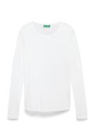 T-Shirt L/S White United Colors Of Benetton