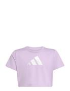 Jg Tr-Es Gl Tee Purple Adidas Sportswear