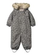Snowsuit Nickie Navy Wheat