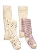 Minipop® Bamboo Tights 2 Pack Cream Minipop