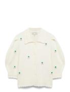 2359 Midweight Wool, Bubble Knit Po Cream STINE GOYA