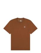 Ss Patch Logo Tee Brown Lee Jeans