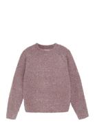 Pullover Knit Glitter Pink Creamie