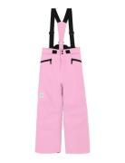Ski Pants W. Pockets Pink Color Kids