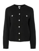 Yaspimi Ls Knit Cardigan S. Black YAS