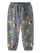 Nmmsilo Pokemon Nreg Sweat Pants Bru Sky Grey Name It