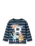 Nmmsulli Bluey Ls Nreg Top Sky Navy Name It