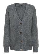 Olmzoey L/S Cardigan Ex Knt Grey Only Maternity