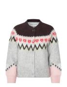 2422 Brushed Jacquard, Raglan Bombe Grey STINE GOYA