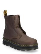 Zebzag Laceless Brown Dr. Martens