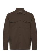 Andrew Jersey Overshirt Brown Morris
