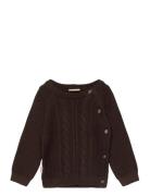 Ppdaqo Knit Shirt Brown Petit Piao