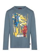 Lwtaffy 705 - T-Shirt L/S Blue LEGO Kidswear