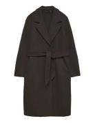 Vmfortuneaya Long Coat Ga Noos Brown Vero Moda