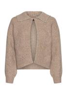 Kitty Pearl Ls Cardigan Beige French Connection
