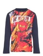 Lwtaffy 702 - T-Shirt L/S Navy LEGO Kidswear