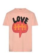 Love Rooster T-Shirt Pink THE ANIMALS OBSERVATORY