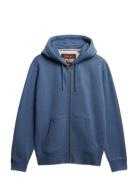 Essential Logo Zip Hoodie Hb Blue Superdry