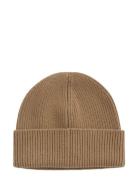 Wool Ribbed Beanie Beige GANT