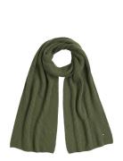 Th Flag Pima Cotton Cash Scarf Green Tommy Hilfiger