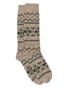 Iben Long Socks Beige Mp Denmark
