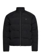 Raglan Sleeve Padded Jkt Black Fred Perry