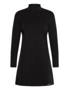 Ls Scuba Fit And Flare Dress Black Calvin Klein Jeans