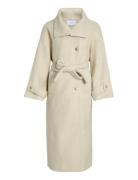 Vikera L/S Coat Cream Vila