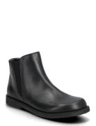 Booties - Flat - With Elastic Black ANGULUS