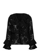Floretta Blouse Black A-View