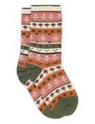 Røskva Long Socks Patterned Mp Denmark