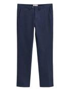 Slim Cotton Herringb Pants Blue GANT
