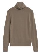 Extrafine Merino Wool Turtleneck Beige GANT