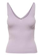 Jdynanna S/L Top Knt Noos Purple JDY