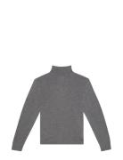 Ls Merino Mock Neck Swtr 14Gg Grey Calvin Klein